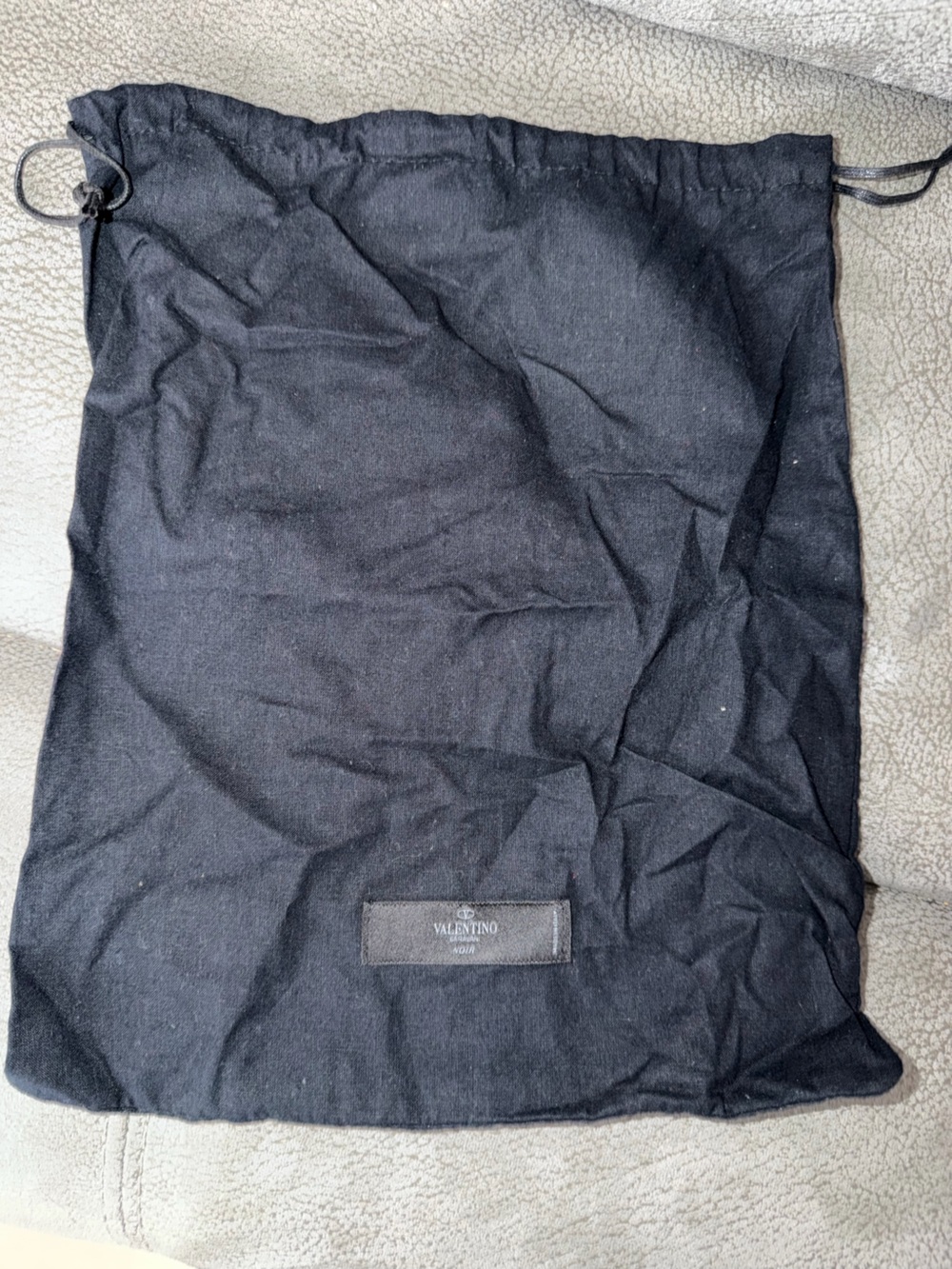 Valentino Black dust bag (fits pair of sandals or medium purse)